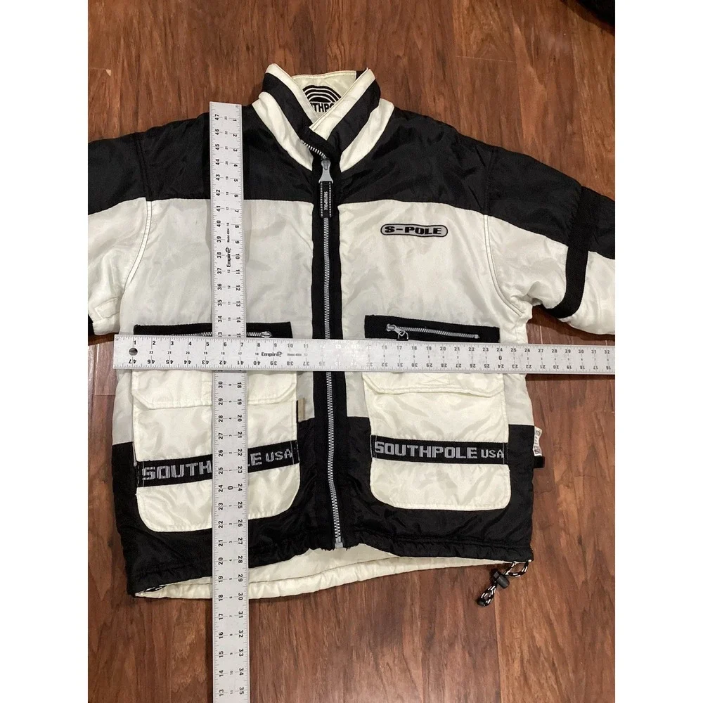 VINTAGE Southpole Jacket Men Puffer Reversible Y2K  Coat Size Large